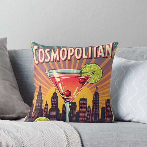 Item preview, Cosmopolitan Cocktail Art – Retro Pink Martini Poster designed and sold by MooLaLa.Store.