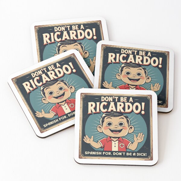 Artikelvorschau, Sei kein Ricardo! Spanisch für: Sei kein Idiot! entworfen und verkauft von NicMacTees.