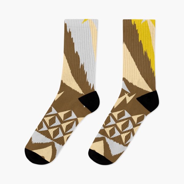 Item preview, Ikat Handwoven Arrow Blur Poster Peach Gray Brown Premium designed and sold by zephstudoartist.