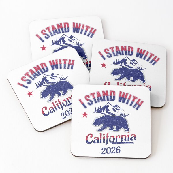 Item preview, Stand With California 2026– Vintage Minimalist State Pride Design designed and sold by teemugcreation.