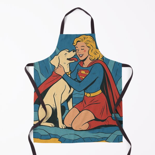 Artikelvorschau, Krypto trifft Supergirl – Begeisterte Umarmung entworfen und verkauft von Lavoretty.