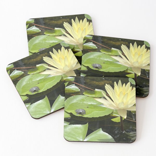 Item preview, Ms Turtle on a Lily Pad just enjoying the day designed and sold by Whiskered Garden Studio.