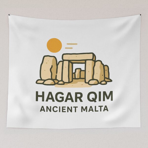 Item preview, Hagar Qim Ancient Malta Megalithic Temple Heritage Site designed and sold by k3rstman1.