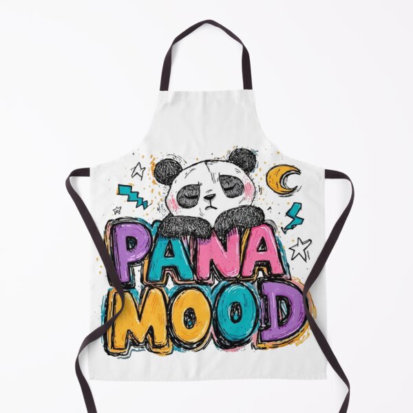 Item preview, Panda Mood – Cute Lazy Cartoon Design designed and sold by AlexLineArt.