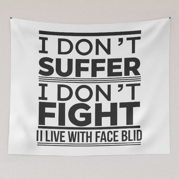 Item preview, I Live With Face Blindness – Prosopagnosia Awareness Design designed and sold by VividOrganica.