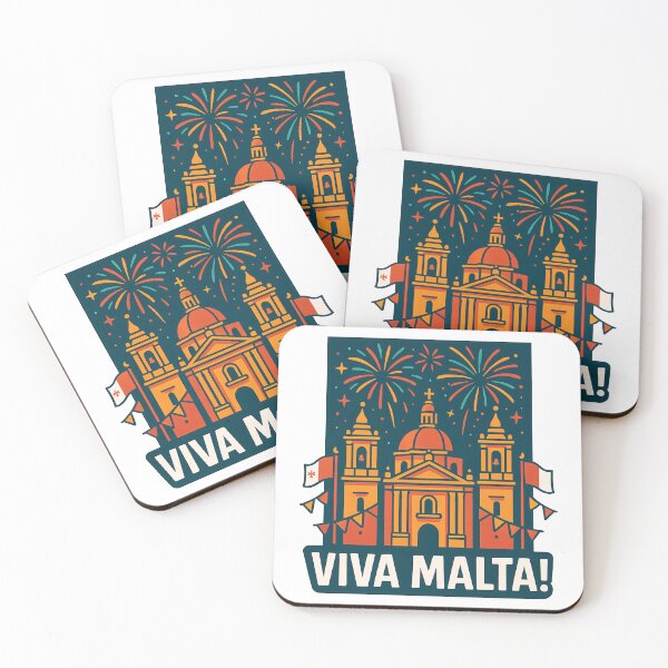 Item preview, Vibrant Malta Celebration: Historic Landmark & Fireworks Display designed and sold by k3rstman1.
