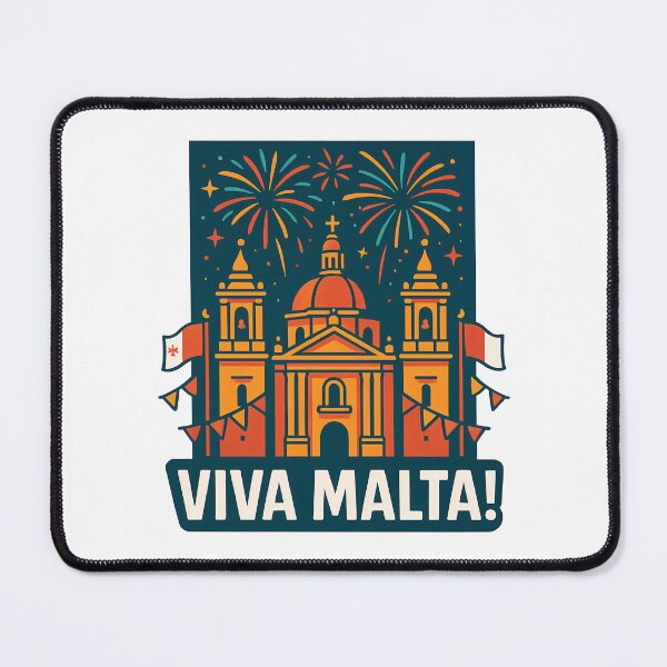 Item preview, Vibrant Malta Celebration: Historic Landmark & Fireworks Display designed and sold by k3rstman1.