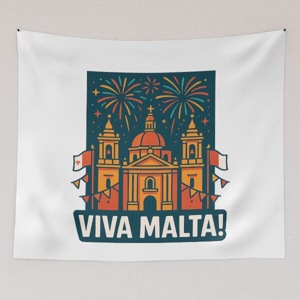 Item preview, Vibrant Malta Celebration: Historic Landmark & Fireworks Display designed and sold by k3rstman1.