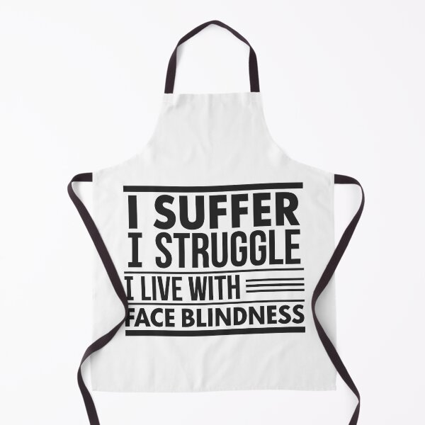 Item preview, Face Blindness Awareness Quote Shirt – I Live With It designed and sold by VividOrganica.