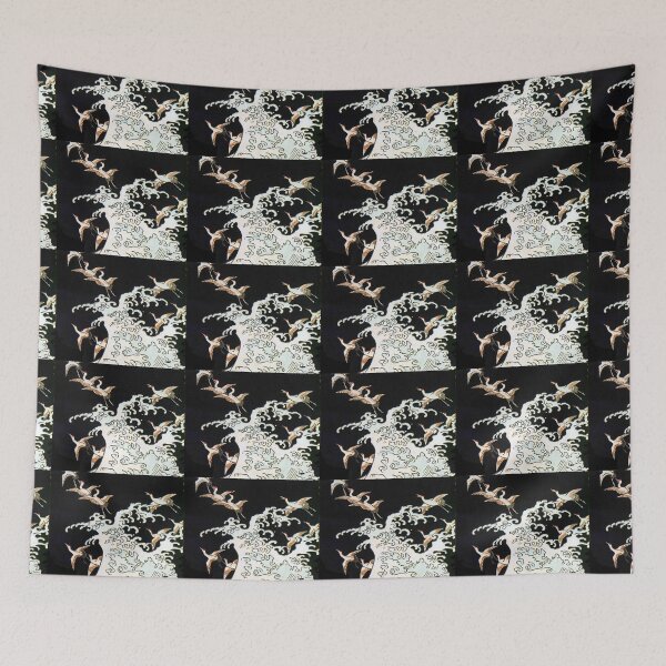 Item preview, Cranes Over the Great Wave - V4 designed and sold by WheelieGdArt.