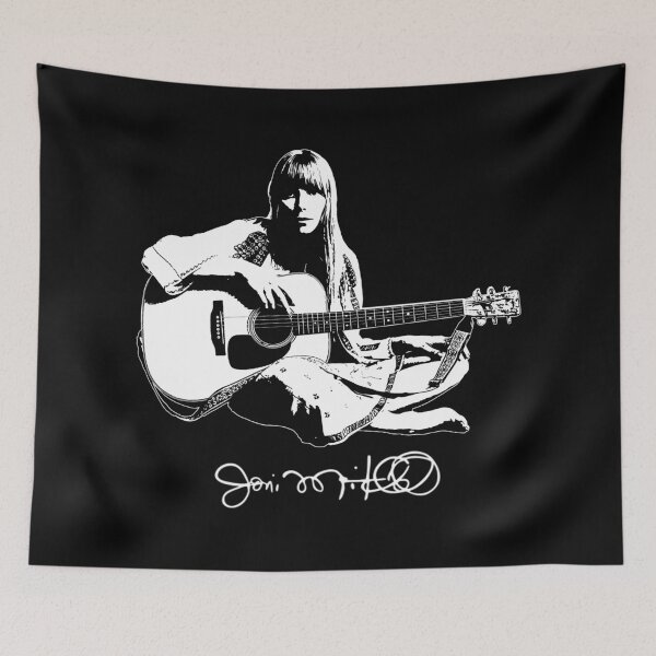 Item preview, 1968 joni mitchell folk designed and sold by unfamouzzz.