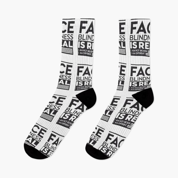 Item preview, Face Blindness Is Real – Prosopagnosia Awareness Quote designed and sold by VividOrganica.