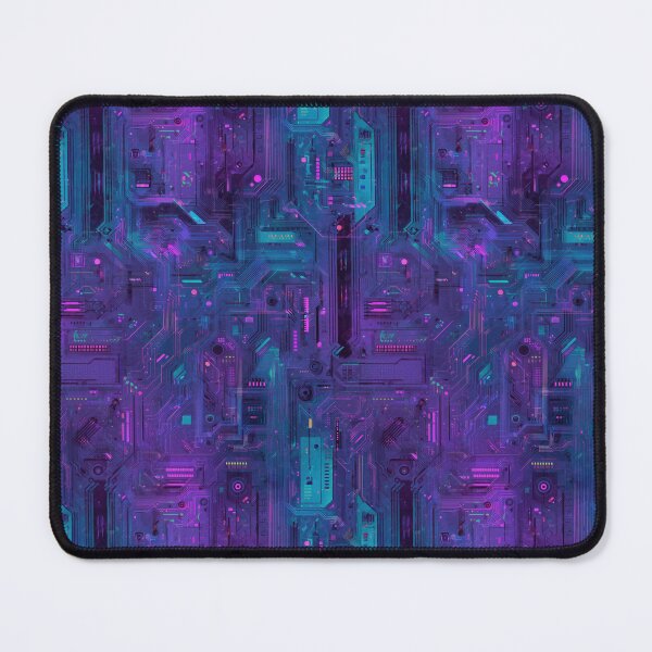 Item preview, Neon Circuitry Futuristic Pattern designed and sold by DarklingAnubiss.