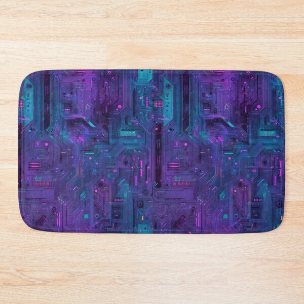 Item preview, Neon Circuitry Futuristic Pattern designed and sold by DarklingAnubiss.