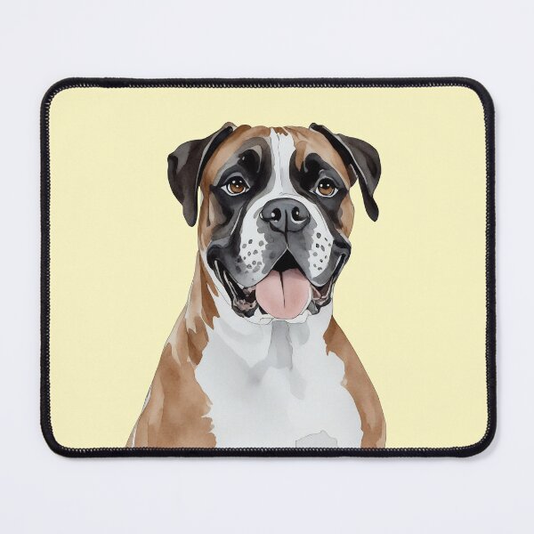 Item preview, Boxer Puppy Dog Watercolor (yellow) designed and sold by Magnolia Valley Art.