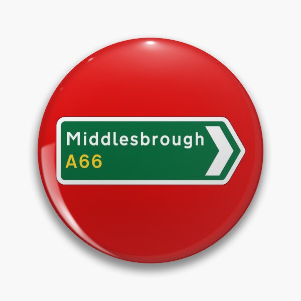 Item preview, Middlesbrough A66 Direction Sign designed and sold by Logo-A-GoGo.