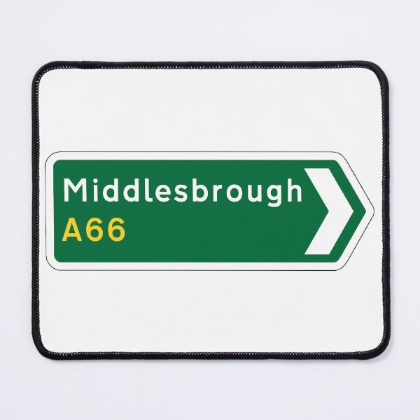 Item preview, Middlesbrough A66 Direction Sign designed and sold by Logo-A-GoGo.