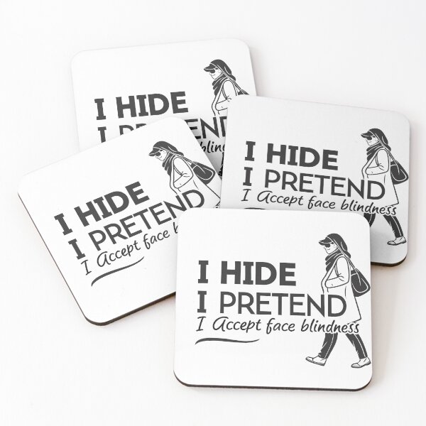 Item preview, I Accept Face Blindness – Prosopagnosia Awareness Quote designed and sold by VividOrganica.