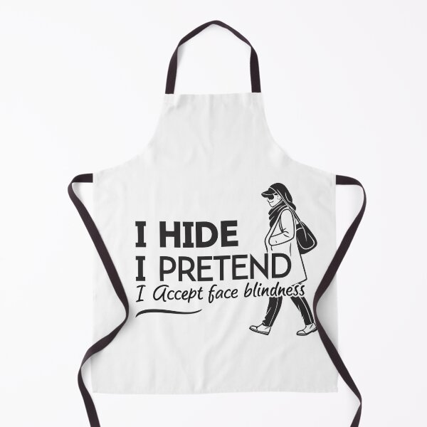 Item preview, I Accept Face Blindness – Prosopagnosia Awareness Quote designed and sold by VividOrganica.