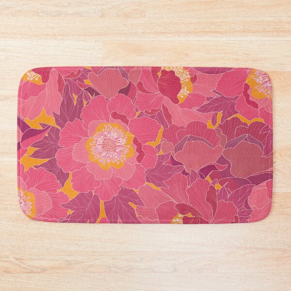 Item preview, Bold Peonies-Bright Bohemian designed and sold by Annette Chabidon Studio.