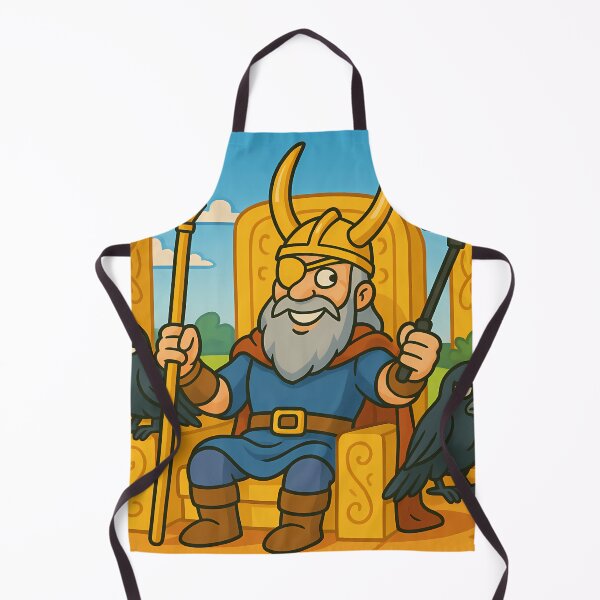 Item preview, Odin’s Selfie – Funny Norse Cartoon designed and sold by NorseDrip.