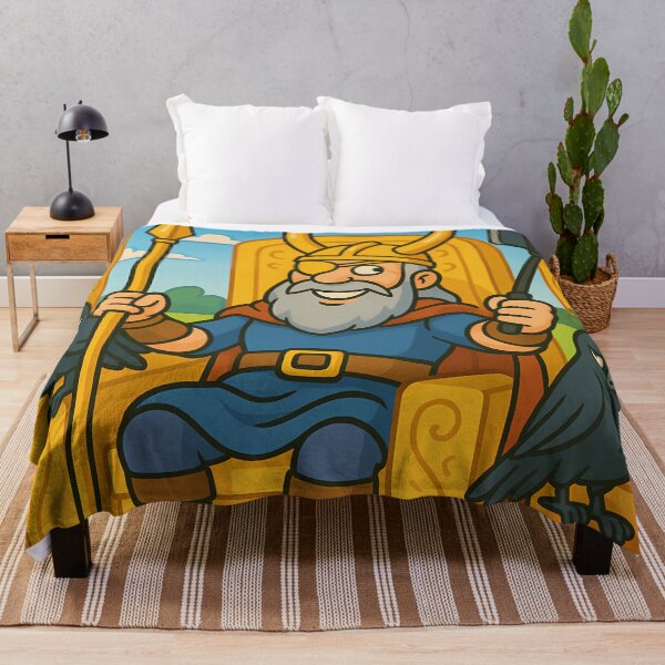 Item preview, Odin’s Selfie – Funny Norse Cartoon designed and sold by NorseDrip.