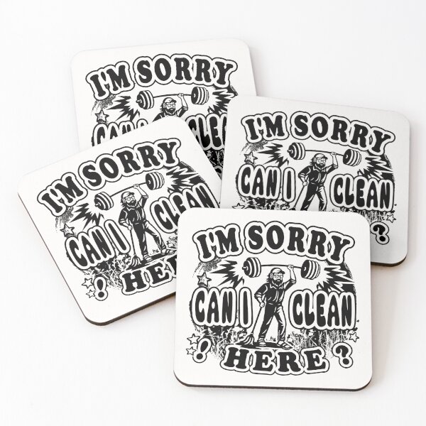 Item preview, Anatoly- I Am Sorry Can I Clean Here - overhead press | zechjohns Internet Fun Gym Prank MeMe Black designed and sold by ZechJohnRB.