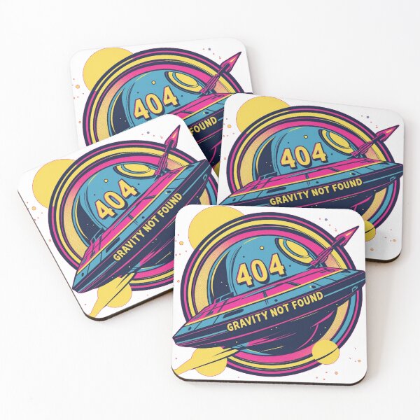 Item preview, 404 Gravity Not Found – Retro Space Pop Art designed and sold by rouzaina.