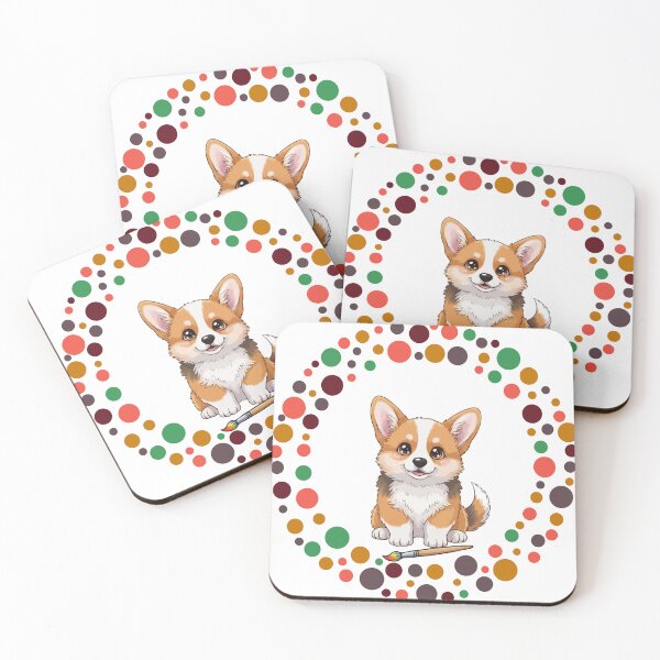 Item preview, Celebrate Dot Day with My Pembroke Welsh Corgi | Colorful Dog Art  designed and sold by The Real Life Symphony.