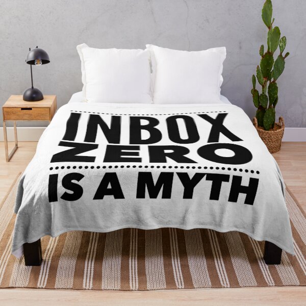 Item preview, Inbox Zero Is a Myth - Funny Work Email Quote for Corporate Life designed and sold by Soaring Eagle.