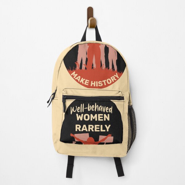 Item preview, Well-Behaved Women Rarely Make History Feminist Quote Art designed and sold by ArtsyExplorer.