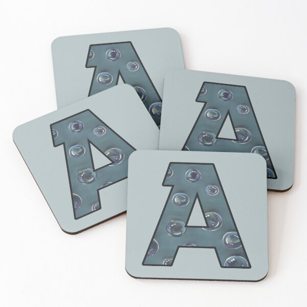 Item preview, Letter A, Decorated Initial, Bubbles, Soap Bubble Art designed and sold by JoyfulWhimsy.