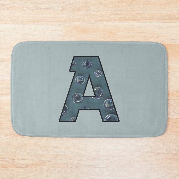 Item preview, Letter A, Decorated Initial, Bubbles, Soap Bubble Art designed and sold by JoyfulWhimsy.