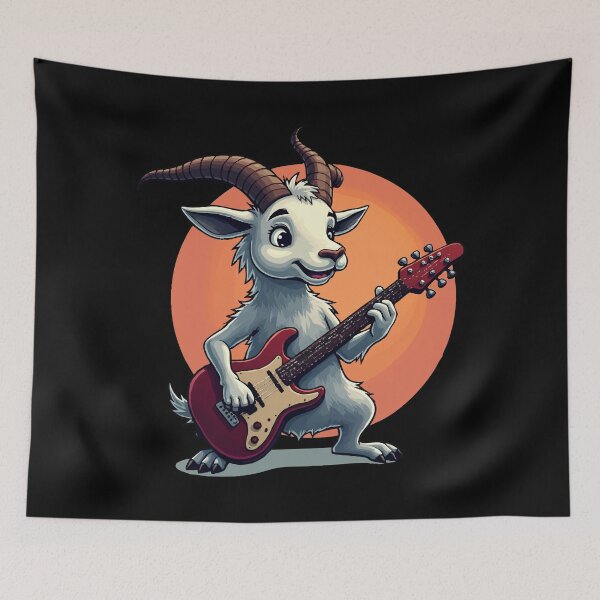 Item preview, Rocking goat with guitar designed and sold by Hans-Design.