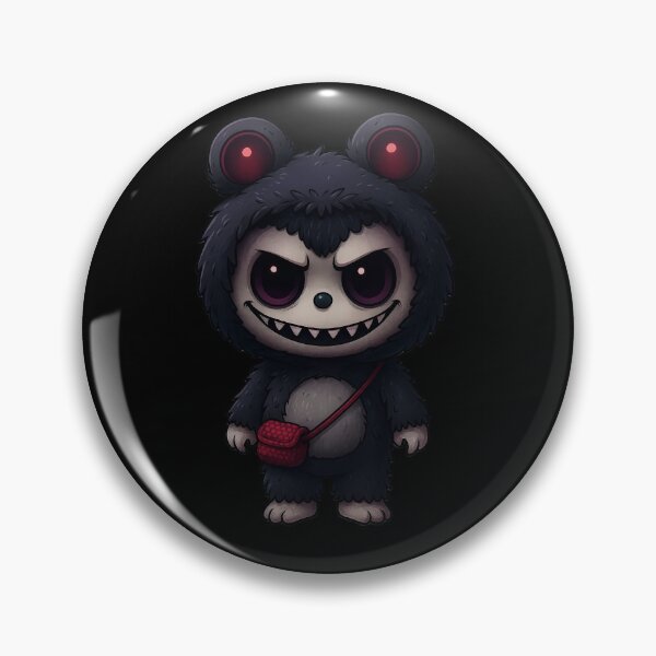 Item preview, Creepy Dark Cute Bear Monster Kawaii Art designed and sold by Dreamiz.