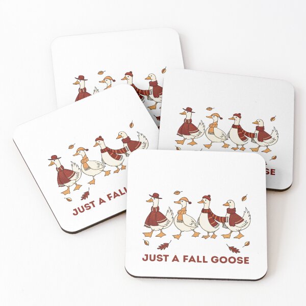 Item preview, Just a Fall Goose - Cute Autumn Geese Illustration designed and sold by Colorful-Garden.