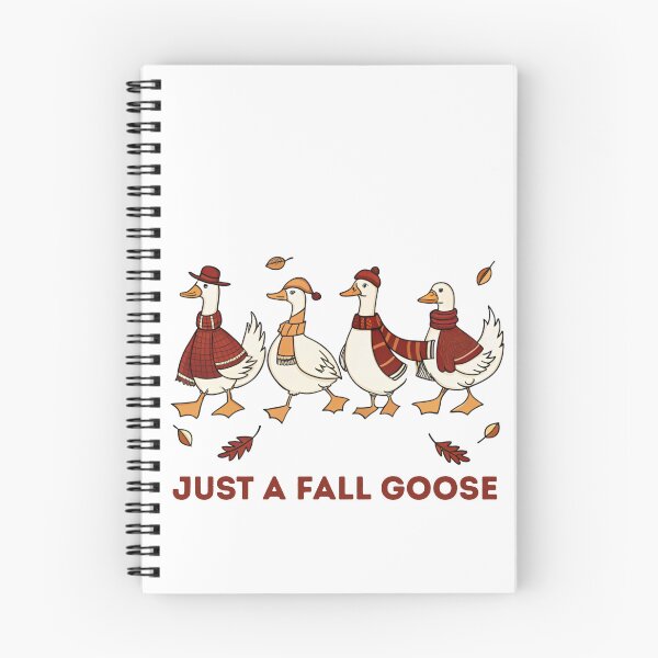Item preview, Just a Fall Goose - Cute Autumn Geese Illustration designed and sold by Colorful-Garden.