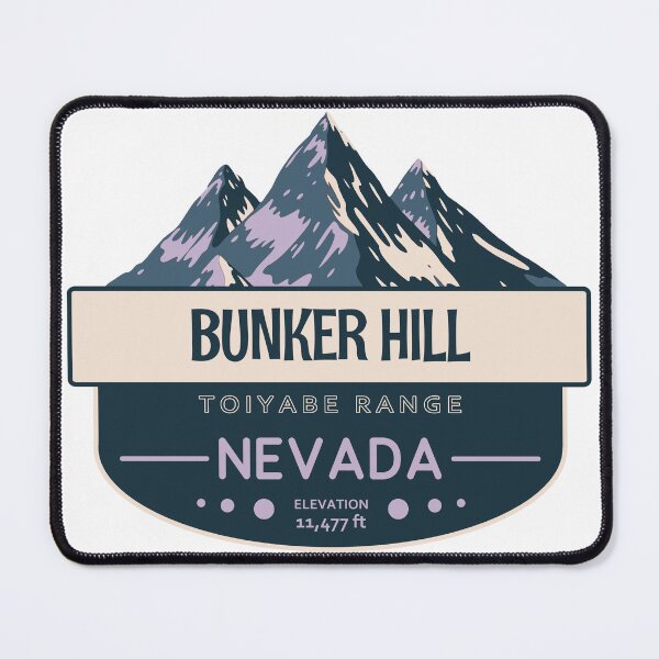 Item preview, Bunker Hill, Toiyabe Range, Nevada, Mountain Design designed and sold by Wanderful-roads.