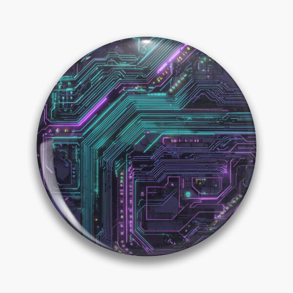 Item preview, Neon Circuitry Futuristic Pattern designed and sold by DarklingAnubiss.
