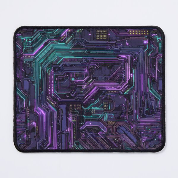 Item preview, Neon Circuitry Futuristic Pattern designed and sold by DarklingAnubiss.