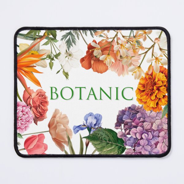 Item preview, Botanic pattern with diverse flowers designed and sold by SilverOutlining.