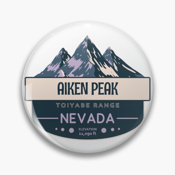 Artikelvorschau, Aiken Peak, Toiyabe Range, Nevada, Bergdesign entworfen und verkauft von Wanderful-roads.