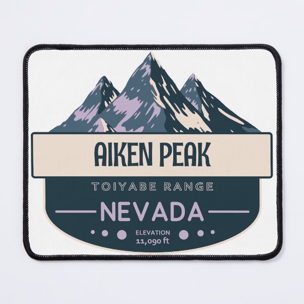 Item preview, Aiken Peak, Toiyabe Range, Nevada, Mountain Design designed and sold by Wanderful-roads.