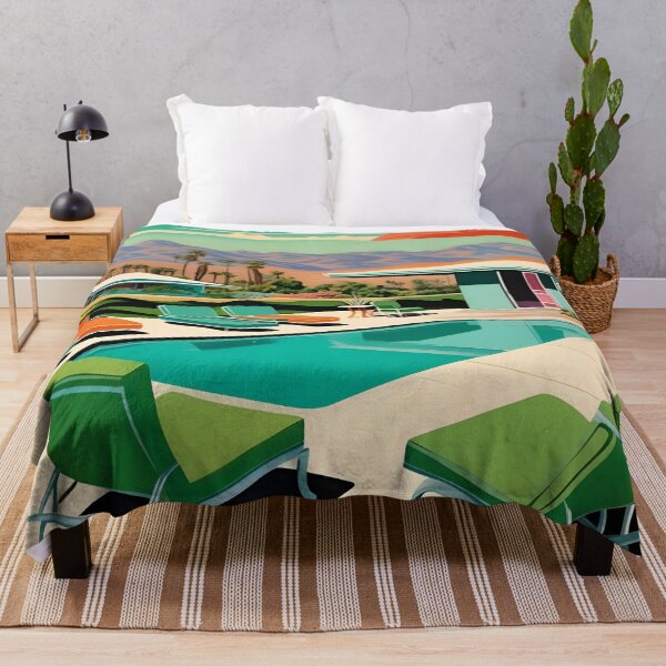 Item preview, House and Pool in Palm Springs designed and sold by jantulov.