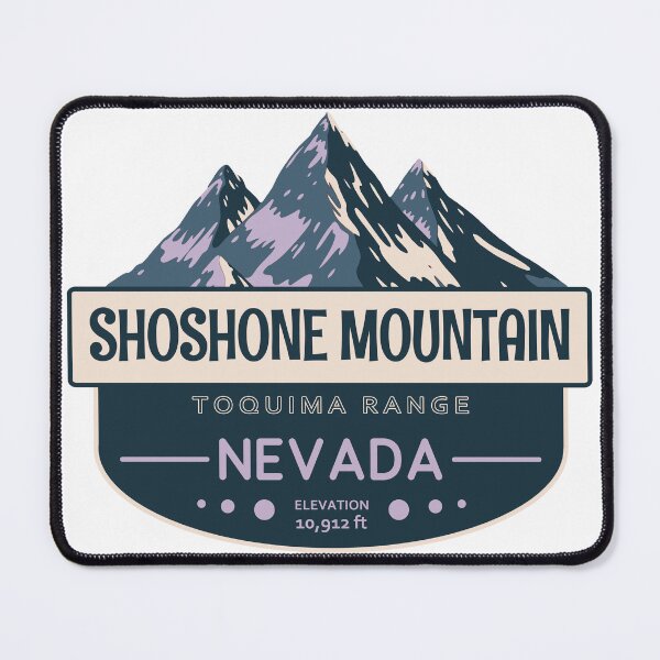 Item preview, Shoshone Mountain, Toquima Range, Nevada, Mountain Design designed and sold by Wanderful-roads.