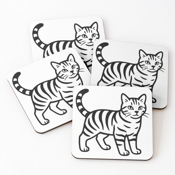 Item preview, Tabby Cat Standing designed and sold by theartfulaspie.