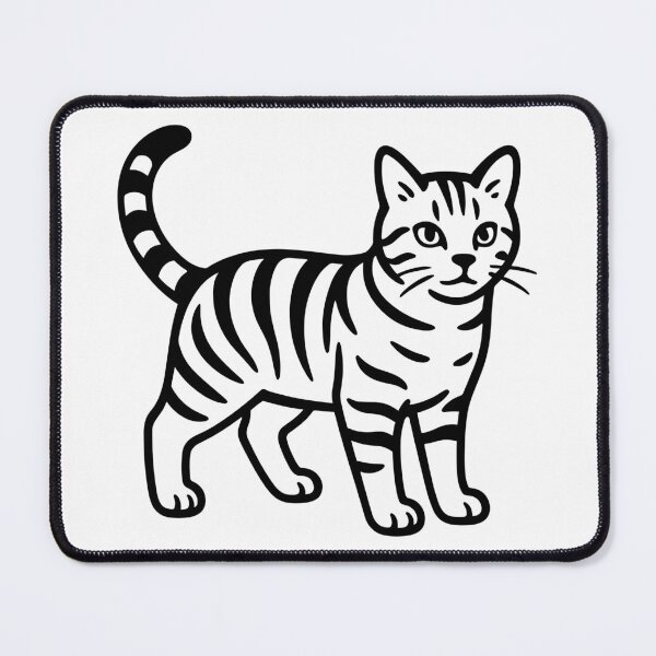 Item preview, Tabby Cat Standing designed and sold by theartfulaspie.