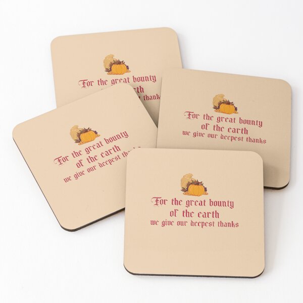 Item preview, For the Great Bounty of the Earth – We Give Our Deepest Thanks designed and sold by Novel Works Studio.