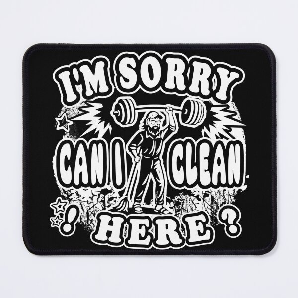 Item preview, Anatoly- I Am Sorry Can I Clean Here - overhead press | zechjohns Internet Fun Gym Prank white MeMe designed and sold by ZechJohnRB.