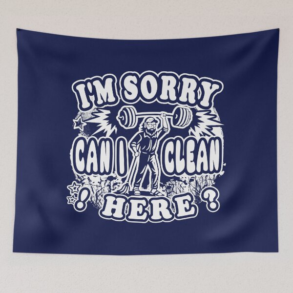 Item preview, Anatoly- I Am Sorry Can I Clean Here - overhead press | zechjohns Internet Fun Gym Prank white MeMe  designed and sold by ZechJohnRB.